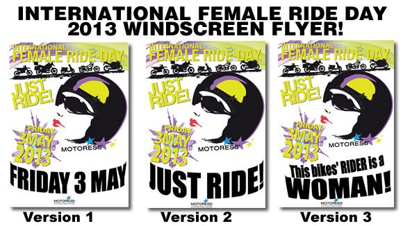 International Female Ride Day 2013 Flyer